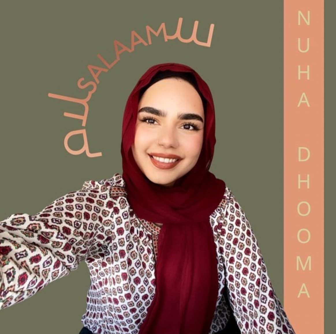 Portrait of Nuha E. Dhooma, founder of The Salaam Project